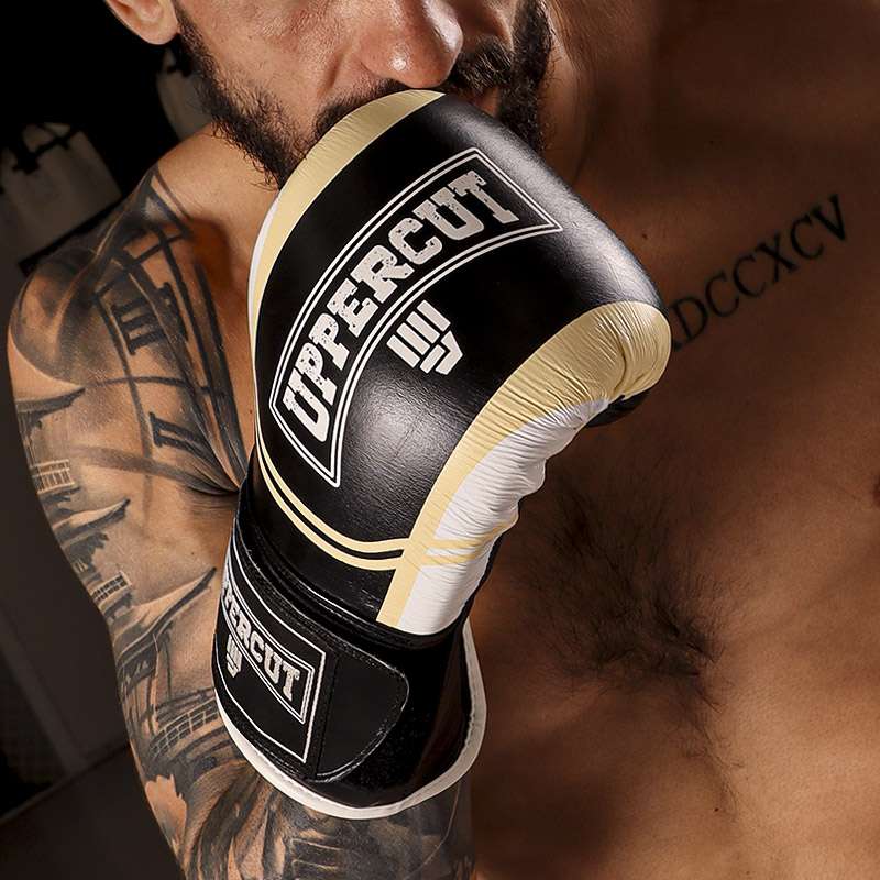 Guantes Para Saco Uppercut Cuero Natural Bison