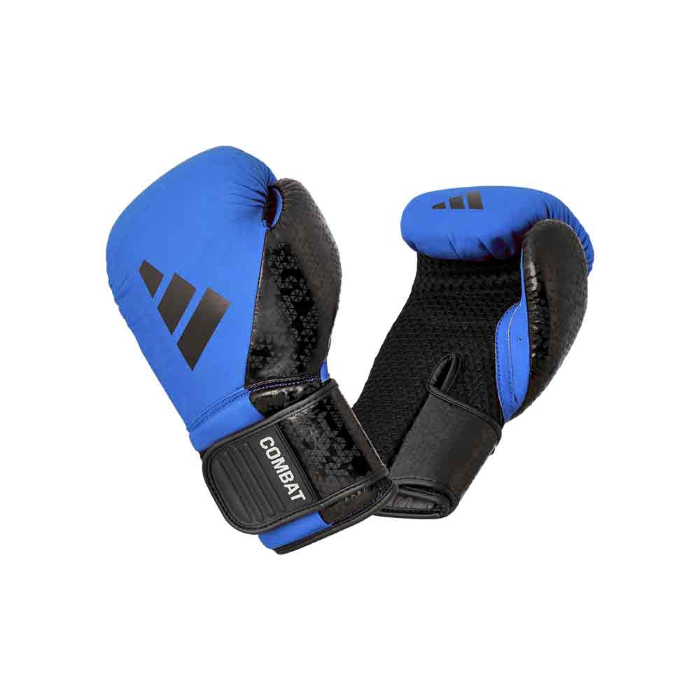 GUANTES DE BOX ADIDAS COMBAT 50 BOXING GLOVES - BLUE/BLACK