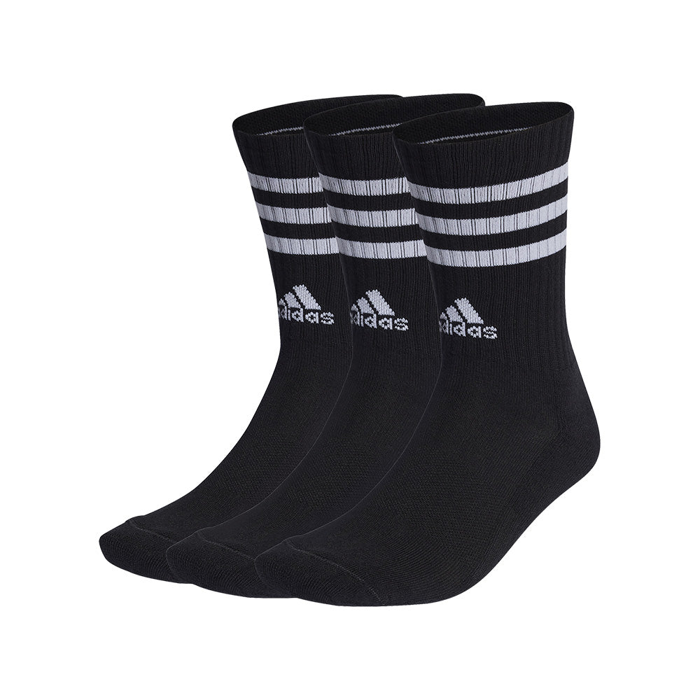 MEDIAS ADIDAS 3S C SPW CRW PACK X 3 NEGRAS