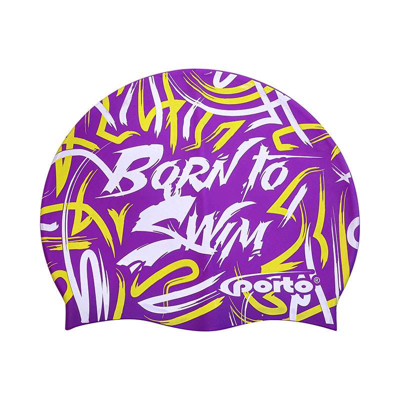 Gorro Para Natación Porto "Born To Swim"