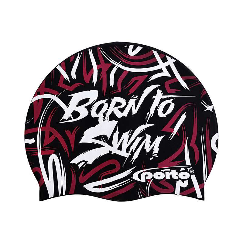 Gorro Para Natación Porto "Born To Swim"