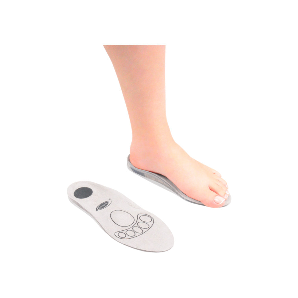 Plantilla con forro de poliester con punto removible Siliform