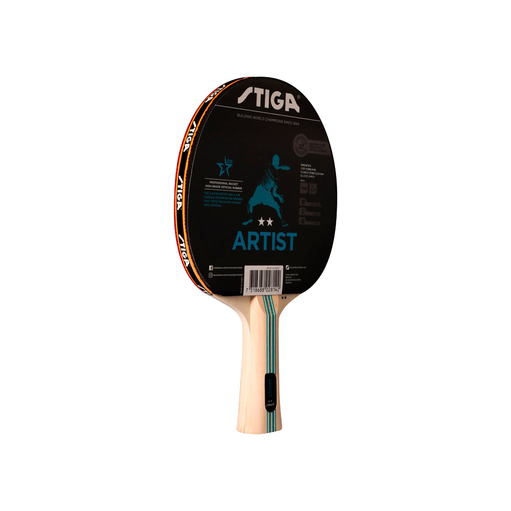 Raqueta De Ping Pong Artist 2-Star Stiga