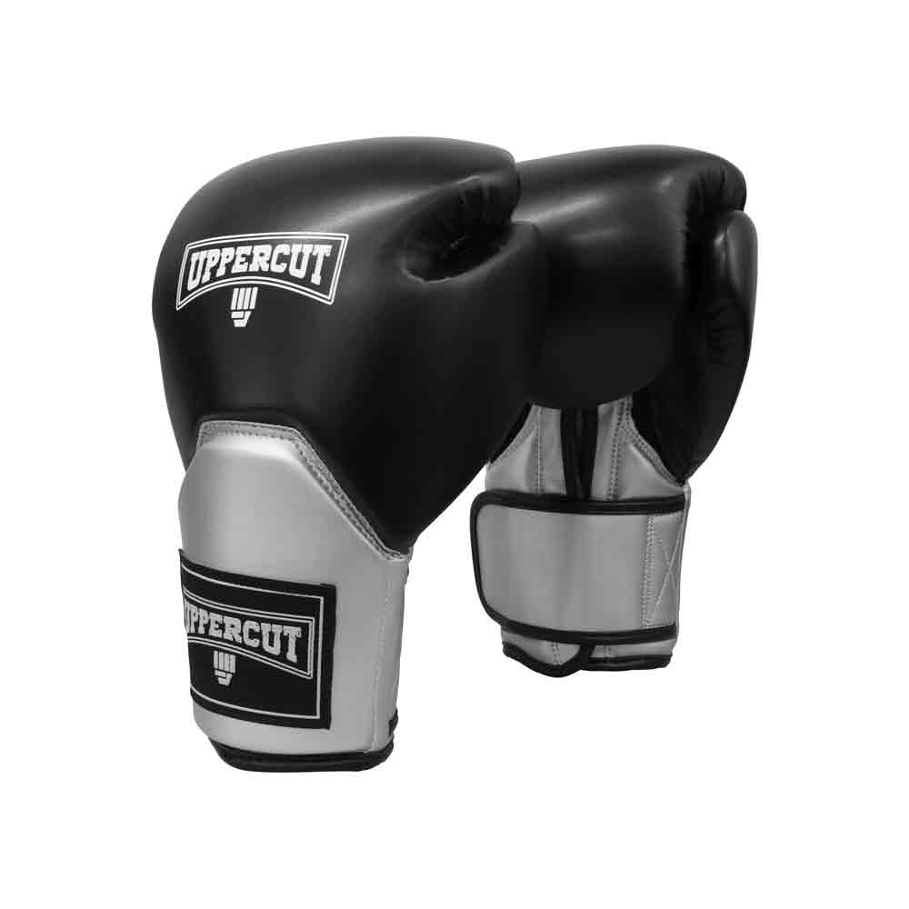 Guantes De Box Uppercut Negro/Plateado