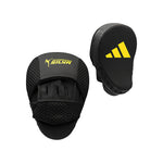 Guanteletas de boxeo Adidas x Anderson Silva Focus Mitt Negro/Amarillo