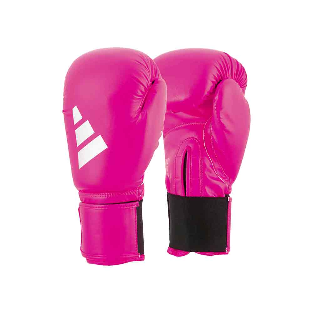 Guantes de boxeo Adidas Speed 50 rosa/blanco