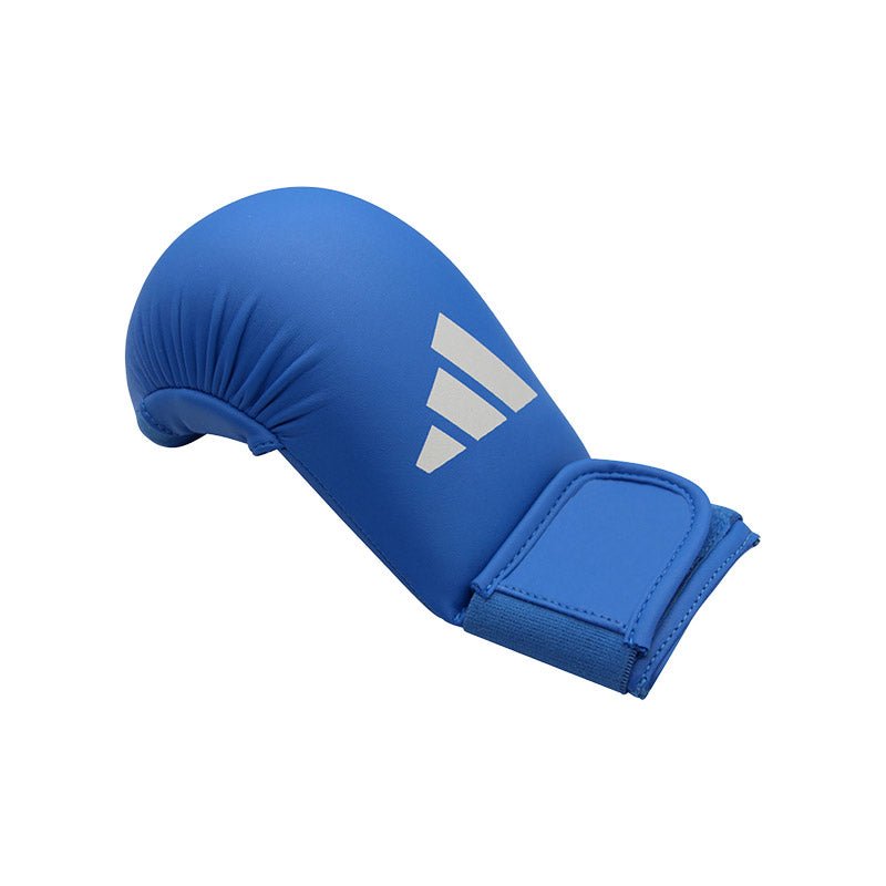 Guantes de karate Adidas kumite mitts WKF approved azul