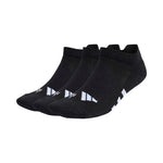Medias Adidas C Lin Tobillo Pack x3 Negro