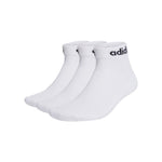 Medias Adidas C Lin Tobillo Pack x3 Blancas