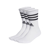 Medias Adidas 3S C SPW Crew Pack x3 Blancas