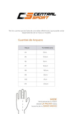 Guantes de arquero Conecto adulto Orbit