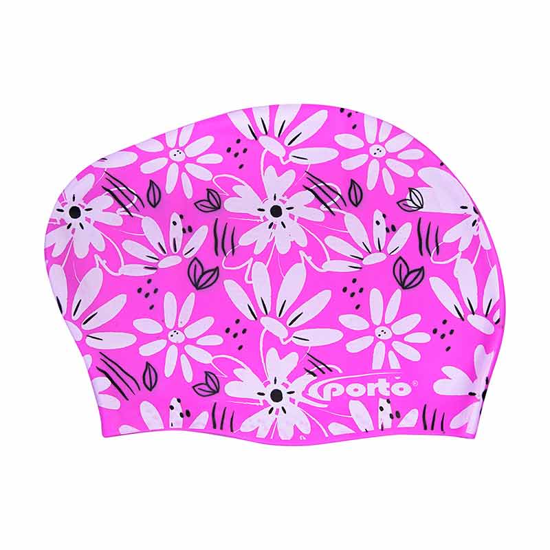 Gorro de natación volumen con diseño Porto