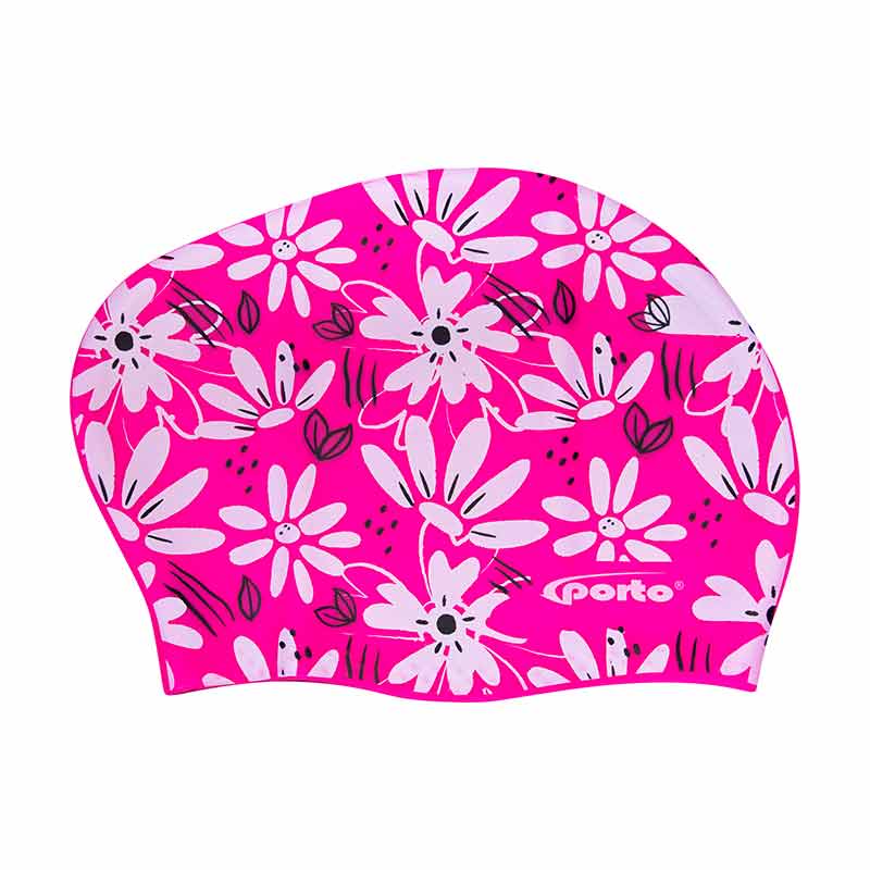 Gorro de natación volumen con diseño Porto
