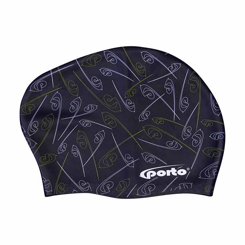 Gorro de natación volumen con diseño Porto