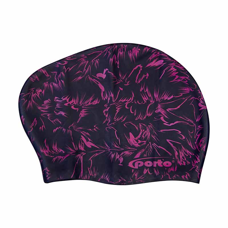 Gorro de natación volumen con diseño Porto