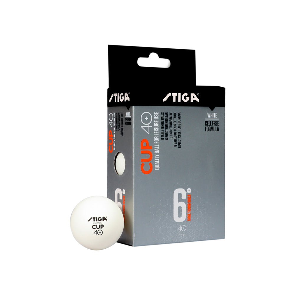 Pelotas de ping pong cup 40+ Stiga