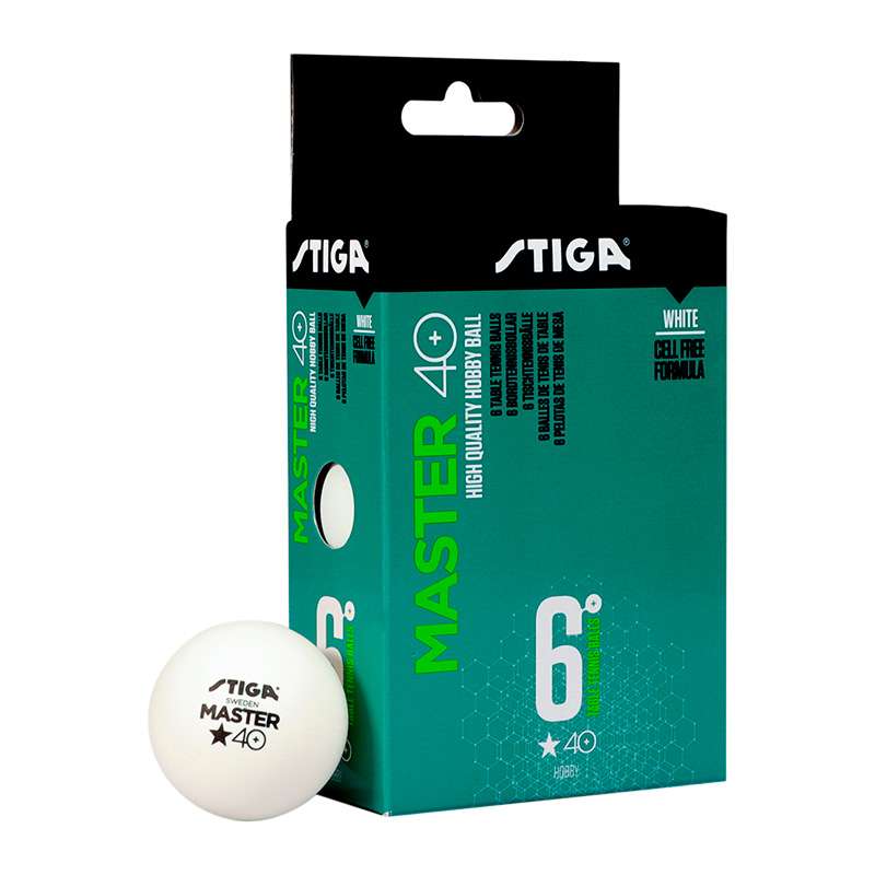 Pelotas De Ping Pong Master 40+ Stiga