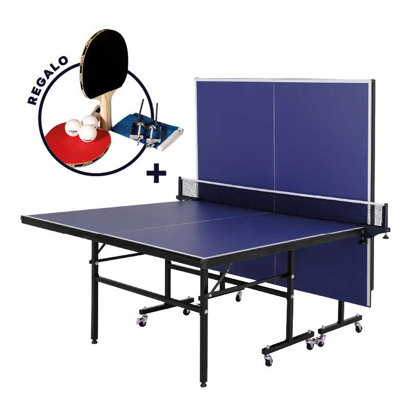 Mesa De Ping Pong Stiga + Pack De Raquetas