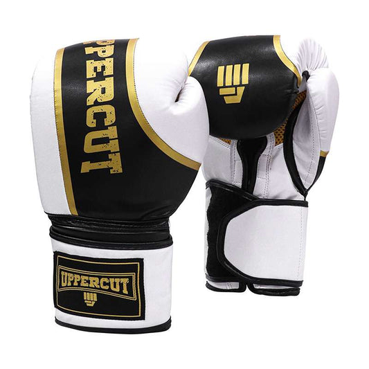 Guante De Box Uppercut Gold Blanco