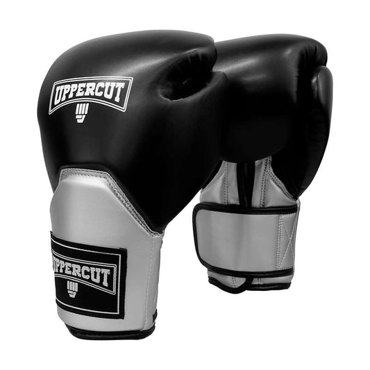 Guantes De Box Uppercut Negro/Plateado