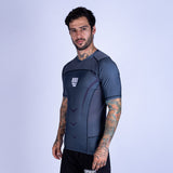 RASHGUARD UPPERCUT MANGA CORTA PARA MMA - NEGRO