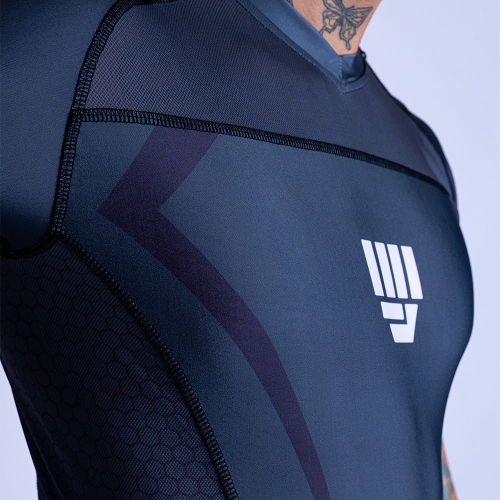 Rashguard de MMA Uppercut manga corta negro