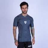 RASHGUARD UPPERCUT MANGA CORTA PARA MMA - NEGRO
