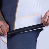 RASHGUARD UPPERCUT MANGA CORTA PARA MMA - NEGRO/ROJO