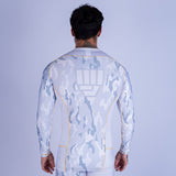RASHGUARD UPPERCUT MANGA LARGA PARA MMA - BLANCO/DORADO
