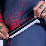 Rashguard de MMA Uppercut Manga Larga Negro/Rojo