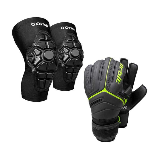 Pack Orbit: Rodillera  de arquero + Guantes de arquero Warrior