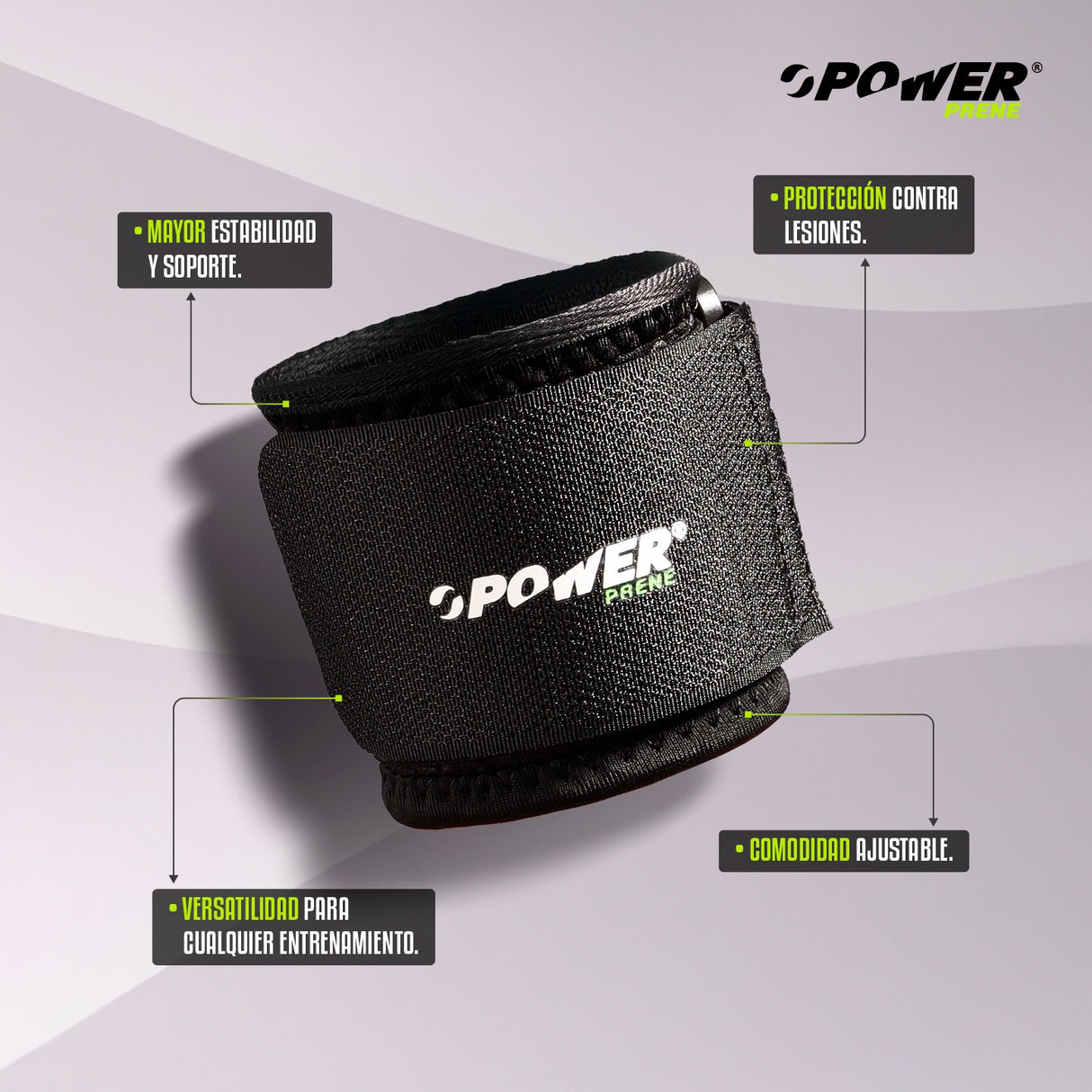 Muñequera Corta Power Prene