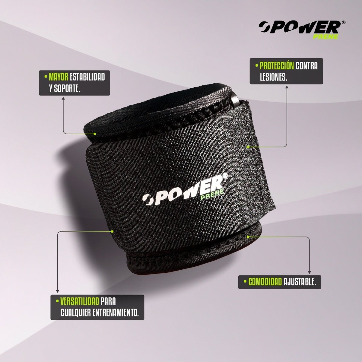 Muñequera corta Power Prene